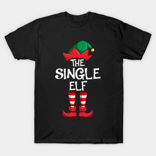 Single Elf Matching Family Christmas T-Shirt